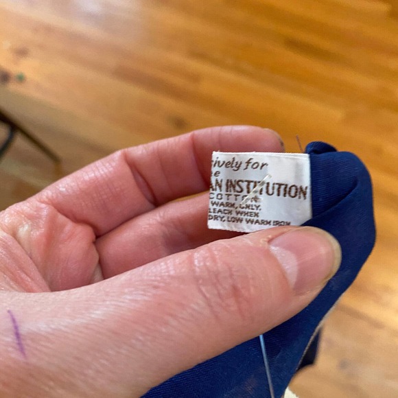 NWT Smithsonian Echo Centennial Vintage Scarf 1776 1876 Original Box Blue - Picture 8 of 9